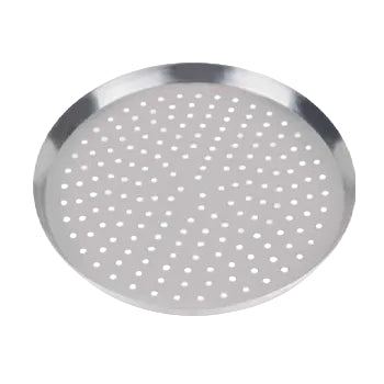 Perforated pizza tray
